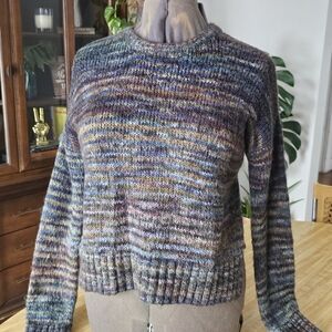 Mossimo Supply Co. Multicolor Crew Neck Sweater